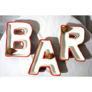 Vintage Condiment Dishes Olives, Dips, Nuts, Snacks BARWARE Entertainment Gift